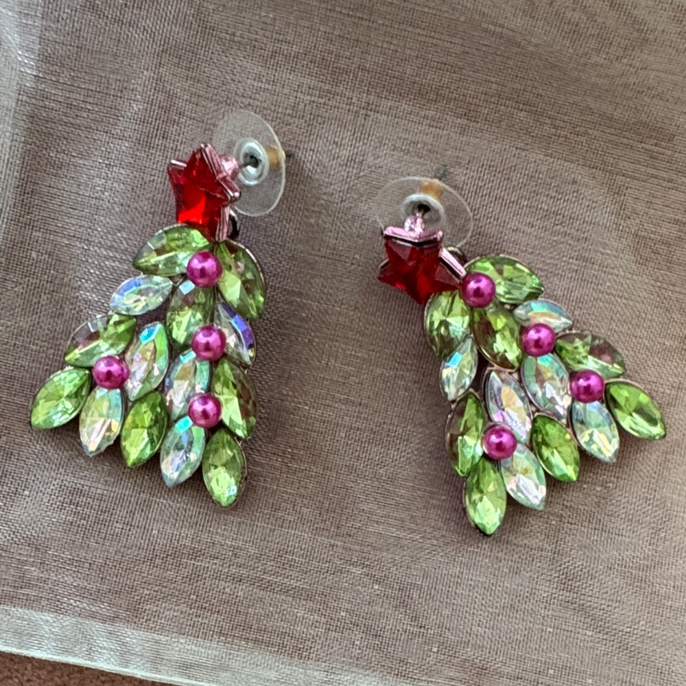 Colorful holiday Drop Earrings